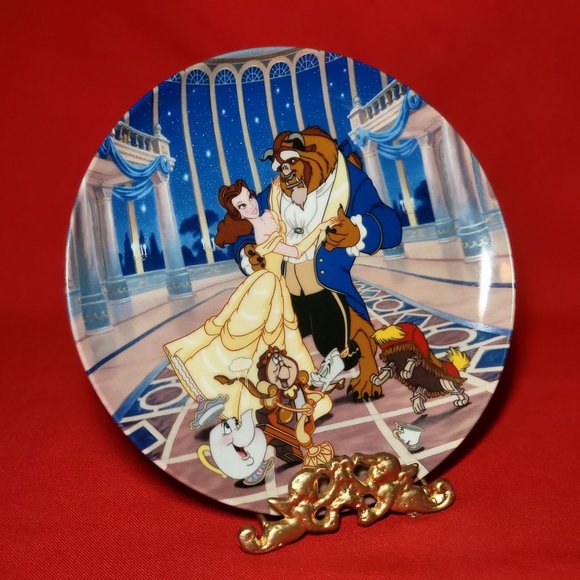 Decorative Plate Loves First Dance Disneys Beauty And The Beast Collector Plate - Picture 12 of 12